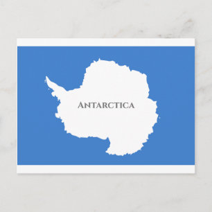 Antarctica Flag Postcard