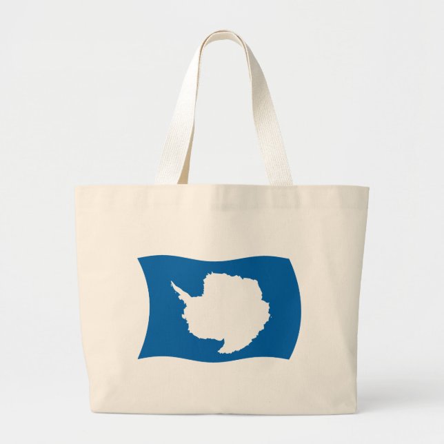 Antarctica Flag Tote Bag (Front)
