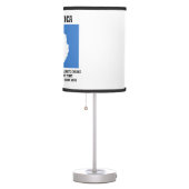 Antarctica Global Warming Climate Change Continent Table Lamp (Right)