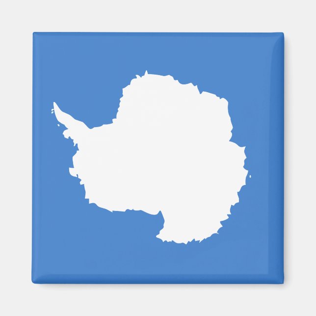 Antarctica High quality Flag Magnet (Front)