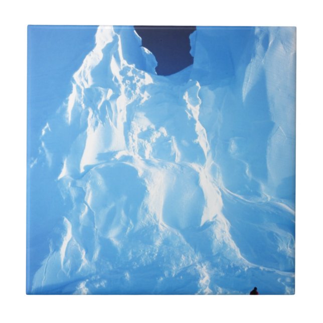 Antarctica Ice Ceramic Tile (Front)