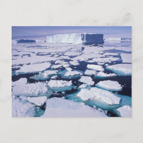Antarctica Ice flow Postcard