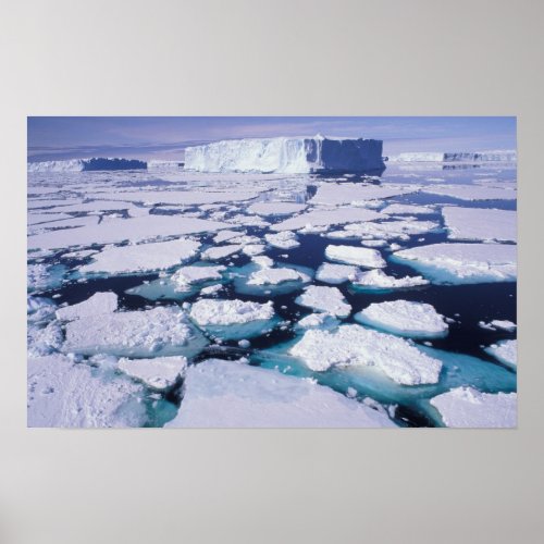 Antarctica Ice flow Poster