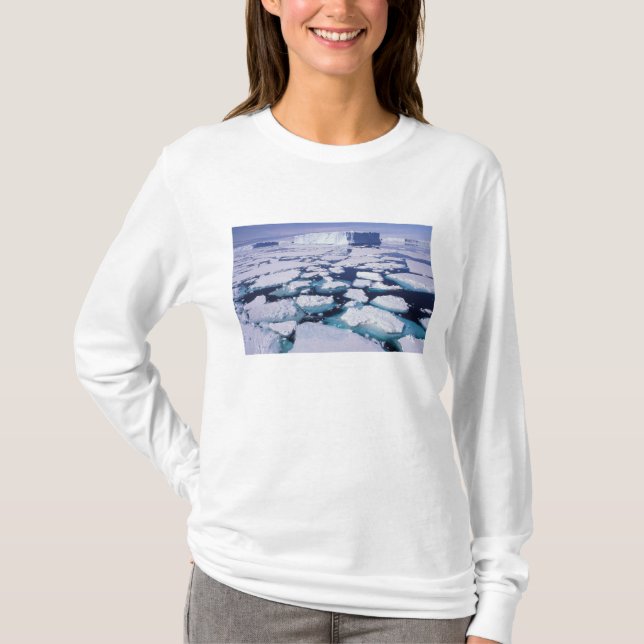 Antarctica, Ice flow. T-Shirt (Front)