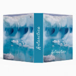 Antarctica iceberg photo with text 3 ring binder