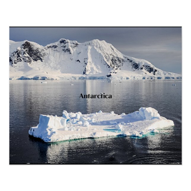 Antarctica iceberg poster (Front)