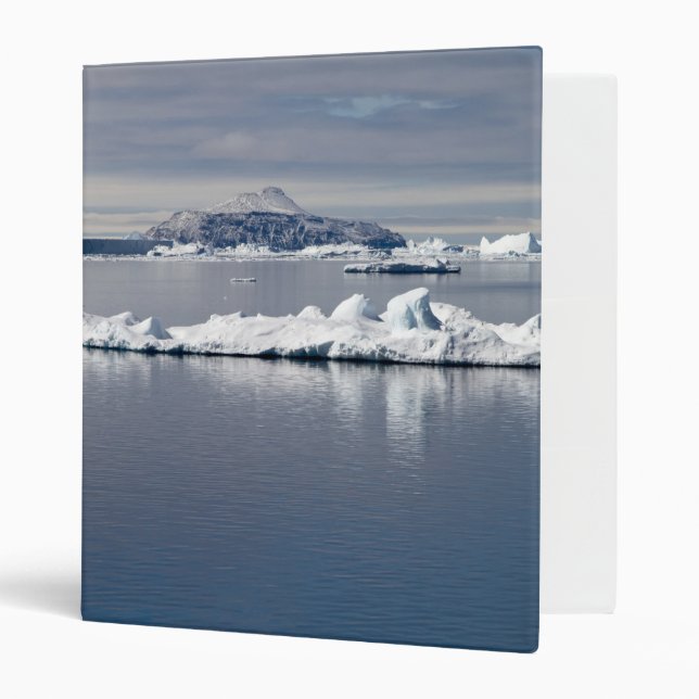 Antarctica landscape 3 ring binder (Front/Inside)