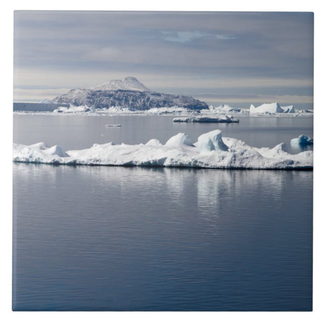 Antarctica landscape ceramic tile (Front)