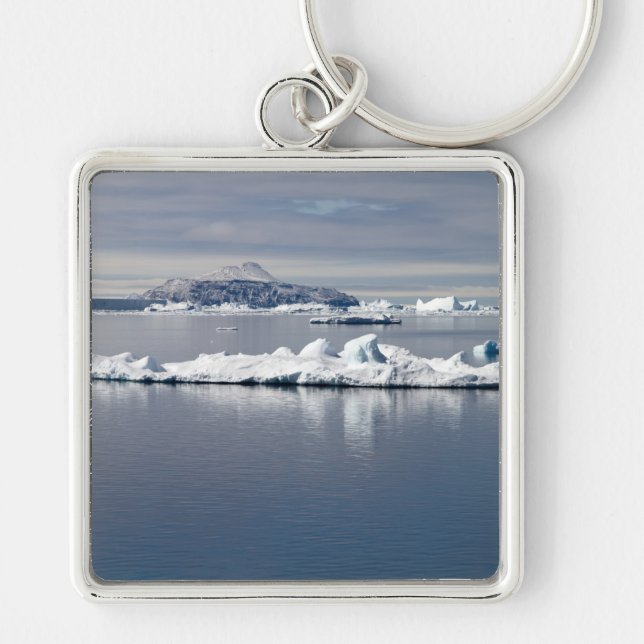 Antarctica landscape keychain (Front)