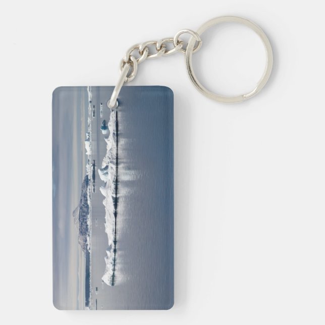 Antarctica landscape keychain (Back)