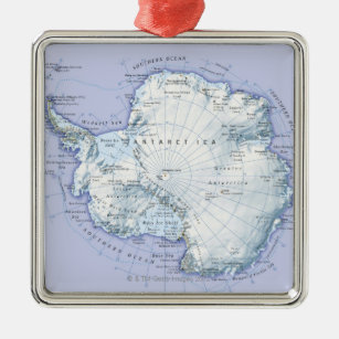 Antarctica Metal Ornament
