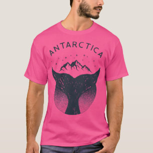 Antarctica Midnight Sun Humpback Whale Glaciers Vi T-Shirt