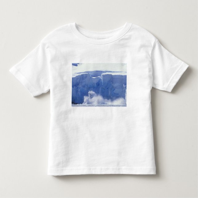 Antarctica, Paradise Bay, Massive wave forms Toddler T-shirt (Front)