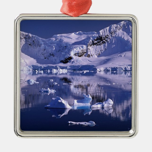 Antarctica, Paradise Bay Metal Ornament (Front)