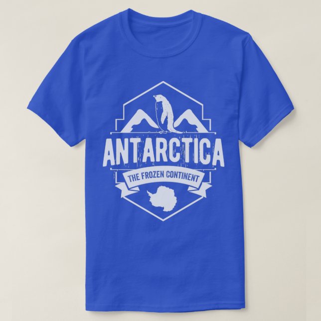 Antarctica Penguins T-Shirt (Design Front)