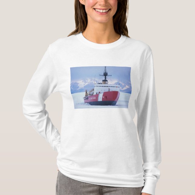 Antarctica, Ross Island, McMurdo Station, USCG T-Shirt (Front)