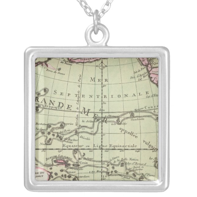 Antarctica Silver Plated Necklace (Front)