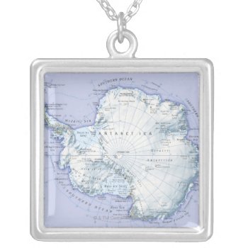 Antarctica Silver Plated Necklace by prophoto at Zazzle