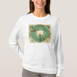 AntarcticaPanoramic MapAntarctica T-Shirt