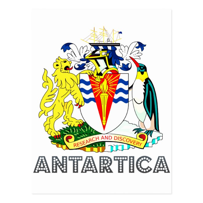 Antartican Emblem Postcard