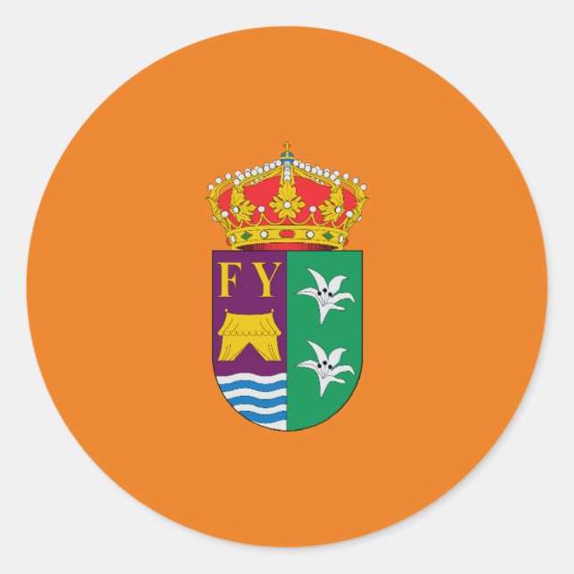 Antas, Spain Classic Round Sticker (Front)