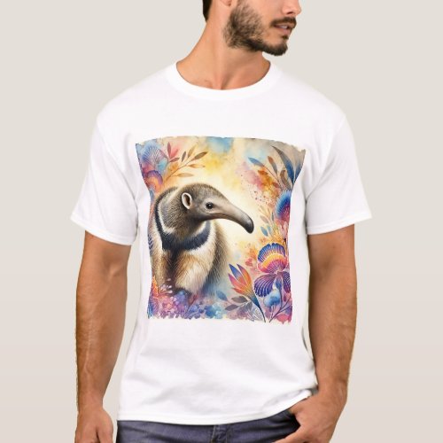 Anteater Bird 140624AREF123 _ Watercolor T_Shirt