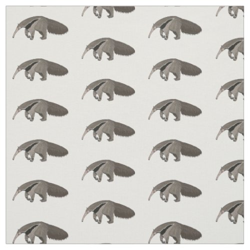 Anteater cartoon illustration fabric