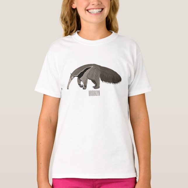 Anteater cartoon illustration  T-Shirt (Front)
