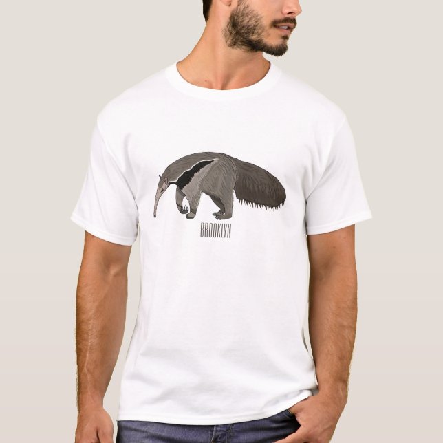 Anteater cartoon illustration  T-Shirt (Front)