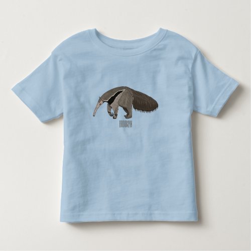 Anteater cartoon illustration  toddler t_shirt