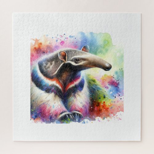 Anteater in Light AREF1012 _ Watercolor Jigsaw Puzzle