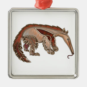 Anteater Metal Ornament