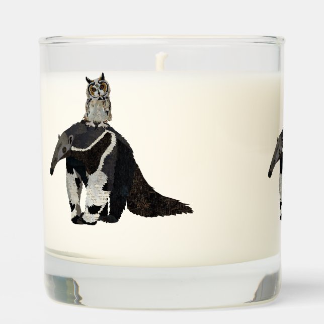 ANTEATER & OWL Scented Jar Candle (Front)