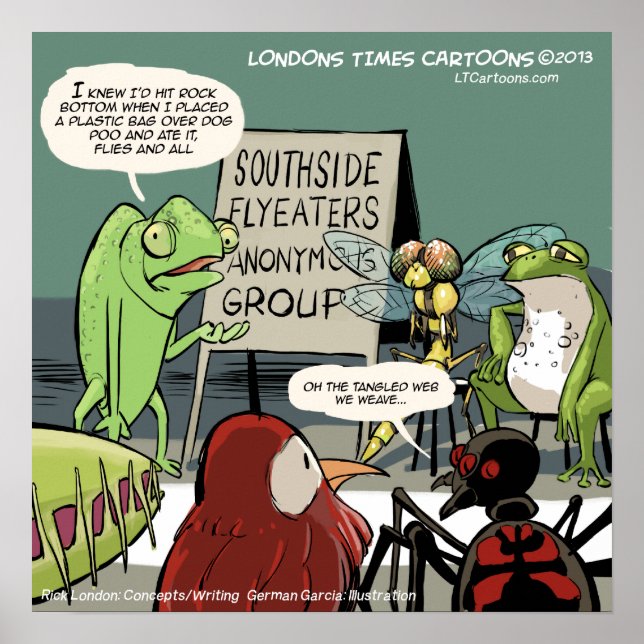 Anteaters Anonymous Funny 12-Step Poster (Front)