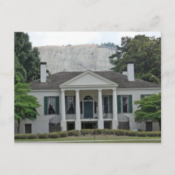 Antebellum Plantation House Stone Mountain Georgia Postcard by teknogeek at Zazzle