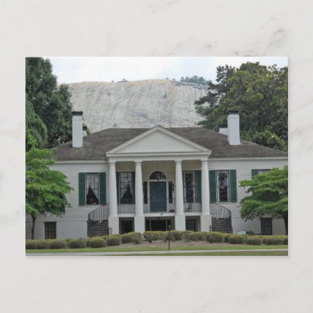 Antebellum Plantation House Stone Mountain Georgia Postcard