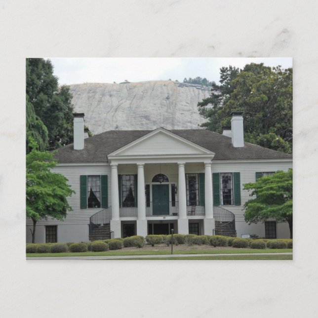 Antebellum Plantation House Stone Mountain Georgia Postcard (Front)