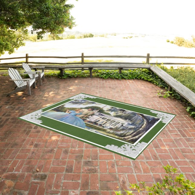 Antebellum Southern Plantation "Old Dixie" Area Outdoor Rug (Insitu (Outdoor 3))