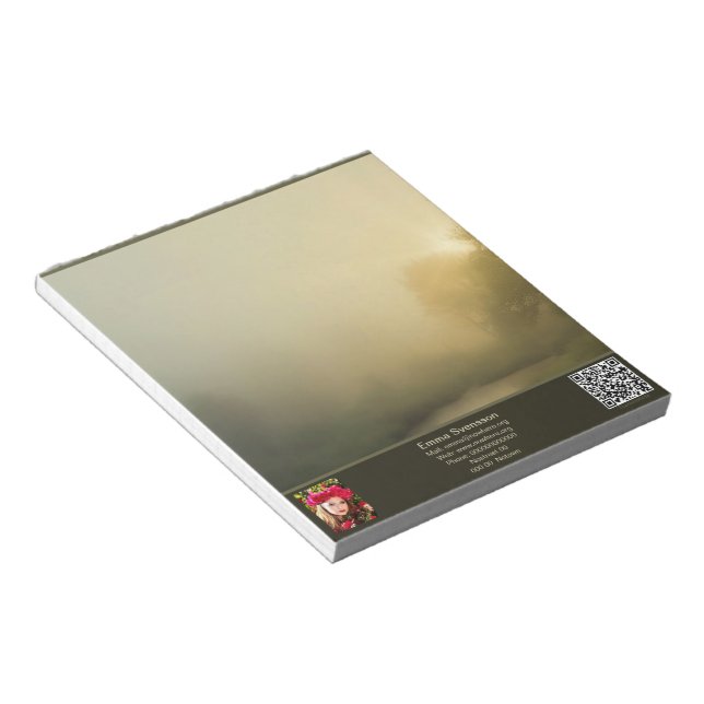 Anteckningsblock — Connect, Landscape Notepad (Angled)