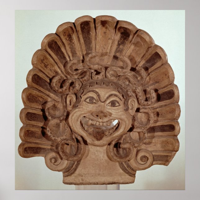 Antefix with the head of a gorgon poster (Front)