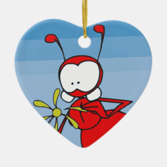 Antek the Lover Ceramic Ornament (Front)