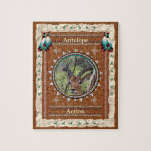 Antelope Action Energy Jigsaw Puzzle