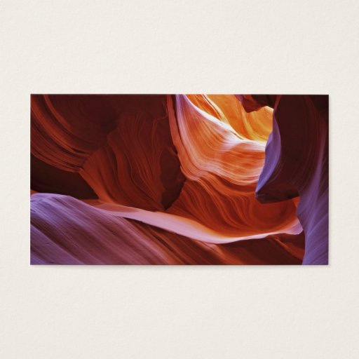 Customizable Antelope Canyon Business Card