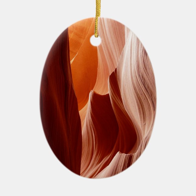 Antelope Canyon 10 Ceramic Ornament (Front)