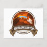 Antelope Canyon Arizona Travel Badge Postcard