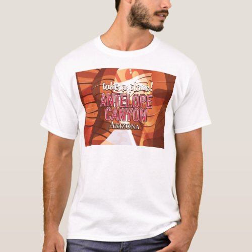 Antelope Canyon Arizona travel poster T_Shirt