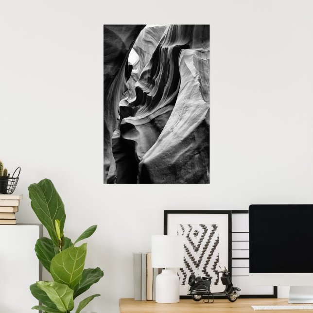 Antelope canyon caves poster (Home Office)