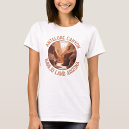 Antelope Canyon Distressed Circle T-Shirt