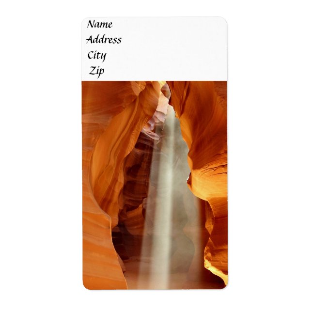 Antelope Canyon Label (Front)