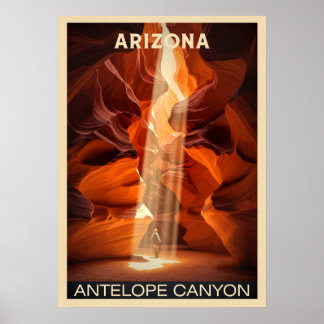 Antelope Canyon National Park in Arizona V02 Poster